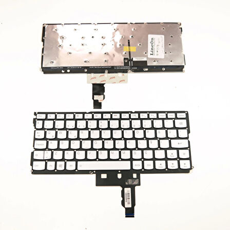 Lenovo Air 12 YOGA 4S Notebook Klavye Tuş Takımı Işıklı Gri