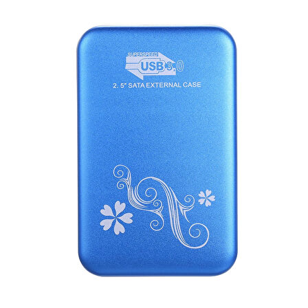 LineOn 2.5 inç Harici HDD Kutusu USB 3.0 Desenli