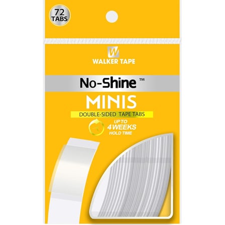 No-Shine Mini's Protez Saç Bandı Oval 3/4'' x 3'' (2,0cm x 7.5cm) 72 Adet