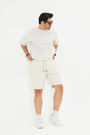 Pamuklu Konforlu Çift Cepli Diz Boyu Şort