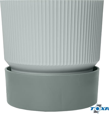 Ixora Saksı (4, Gri, 0.4 Litre)