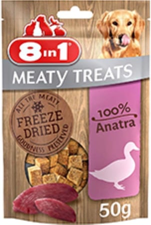 Meaty Treats Freeze Dried Ördekli, 50 gr Köpek Ödülü
