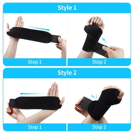 El Bilek Ateli El Bileği Ağrısı İçin Bandaj Fitness Spor Bilek Bandajı