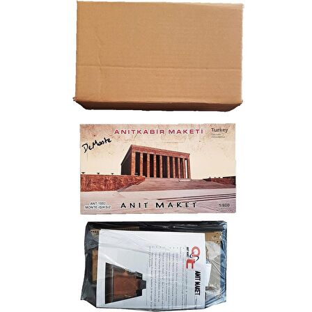 Anıt Maket Anıtkabir Maketi De Monte 1/800 Ölçekli 29x17 Cm Kendin Yap