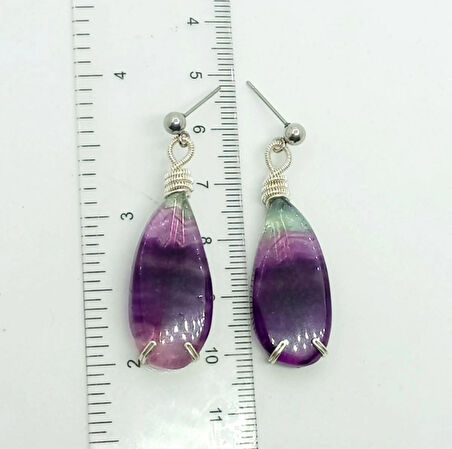 2430 Florit el yapımı küpe