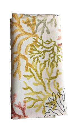 90x50 cm Duck Kumaş Astarlık Minik Dallar