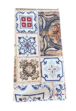 90x50 cm Duck Kumaş Astarlık Kare Desen