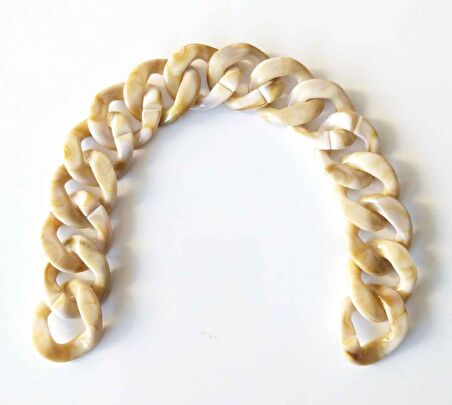 35 cm Akrilik Zincir Krem