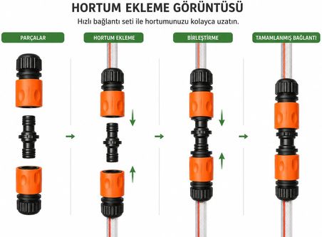 Md-313 Otomatik Hortum Bağlantı Aparatı 3 Parça