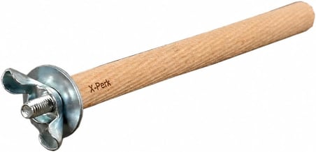 Doğal Ahşap Kuş Tüneği Doğal Ahşap Tünek Papağan Muhabbet Kuşu Kanarya Kafes Tüneği 1 Adet Boy 17-19 cm