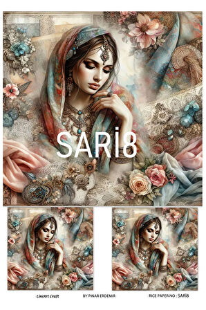 Sari Serisi SARİ8 Pirinç Dekopaj 30*42 cm