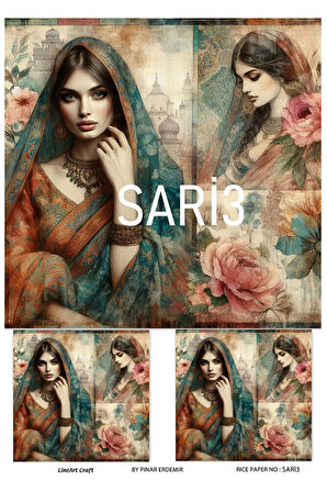 Sari Serisi SARİ3 Pirinç Dekopaj 30*42 cm