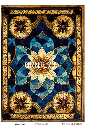 Oriental Serisi ORNTL90 Pirinç Dekopaj 30*42 cm