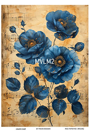 Mavi Serisi MVLM2 Pirinç Dekopaj 30*42 cm