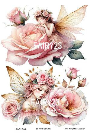 Fairy Serisi FRY23 Pirinç Dekopaj 30*42 cm