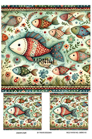Marine Serisi MRN141 Pirinç Dekopaj 30*42 cm