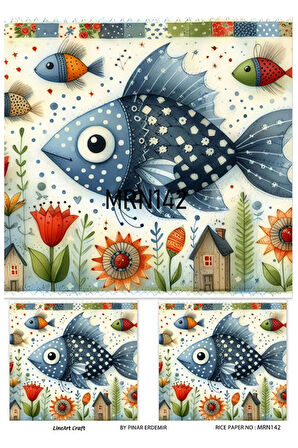 Marine Serisi MRN142 Pirinç Dekopaj 30*42 cm