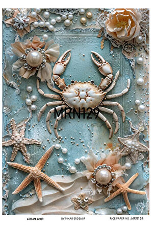 Marine Serisi MRN129 Pirinç Dekopaj 30*42 cm