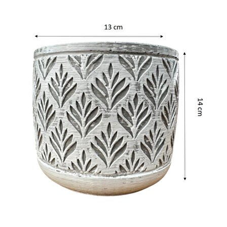 Bitki Tasarımı Ev dekorasyon Gri Lotus Beton Saksı Çiçeklik Saksılık