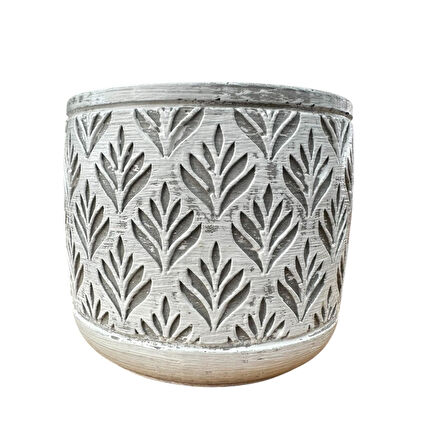 Bitki Tasarımı Ev dekorasyon Gri Lotus Beton Saksı Çiçeklik Saksılık