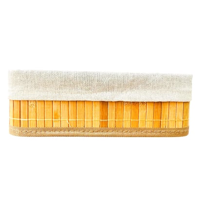 Bitki Tasarımı Düzenleyici Bambu Mutfak Banyo Salon Katlanır Sepet