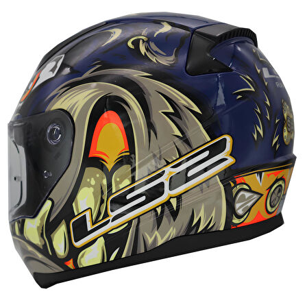 LS2 RAPID SPOX MAVİ GRİ KASK