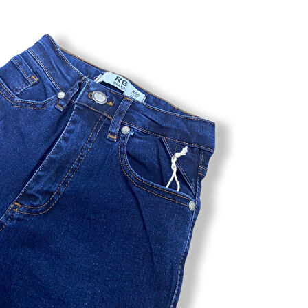 Çocuk Unisex Koyu Mavi Jean