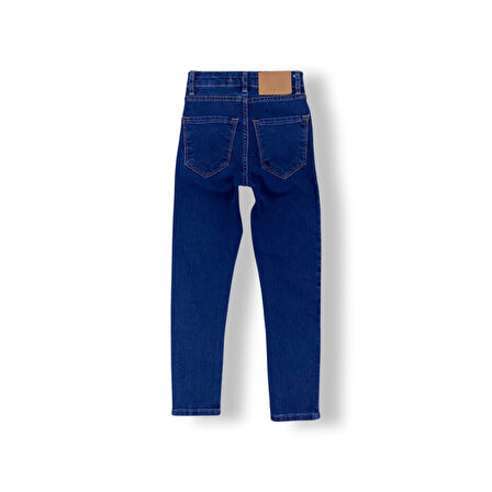 Çocuk Unisex Koyu Mavi Jean