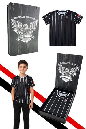 BEŞİKTAŞ ÇOCUK T-SHIRT LAZER KUTU HEDİYELİ