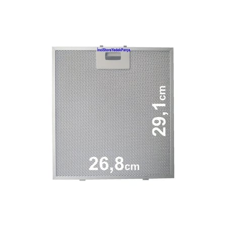 4260.9.733.01 Davlumbaz Alüminyum Yağ Filtresi Yıkanabilir Uzun Ömürlü Birebir Uyum 268X291