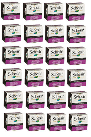Schesir Ton ve Sığır Etli Kedi Konservesi 85 Gr. X 24 Adet