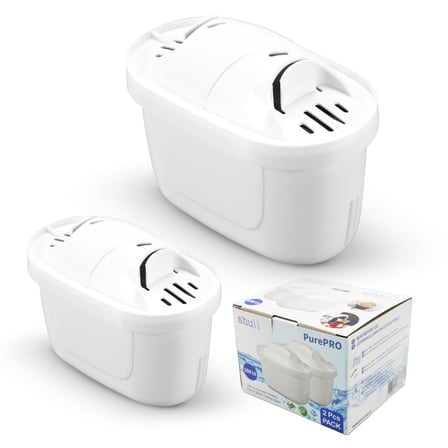 Purepro Su Arıtma Sürahisi Filtresi (2 Adet Filtre) Jugg Ve Brita Maxtra+ Pro İle Uyumlu