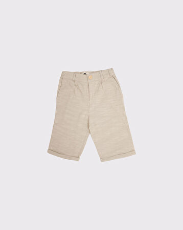 Genç Unisex Keten Şort