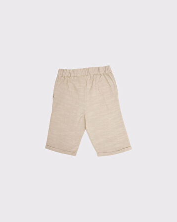 Genç Unisex Keten Şort