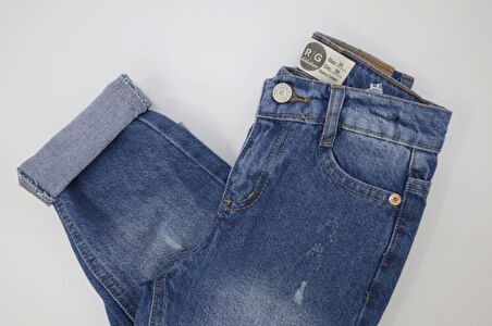 Genç Unisex Mom Jean