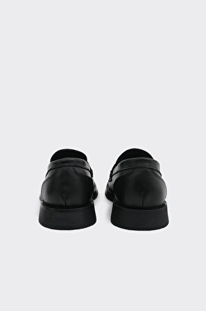 Hakiki Deri Kadın Püsküllü Casual Ayakkabı