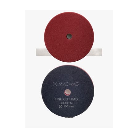 MACWAG ORBİTAL 150 MM BORDO İNCE PASTA SÜNGERİ