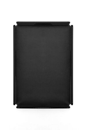 Siyah Pleksi Çay Kahve Sunum Servis Tepsisi  Ofis  Masa Üstü Evrak Düzenleyici- Banyo Organizer Şık ve Dayanıklı  25x17cm