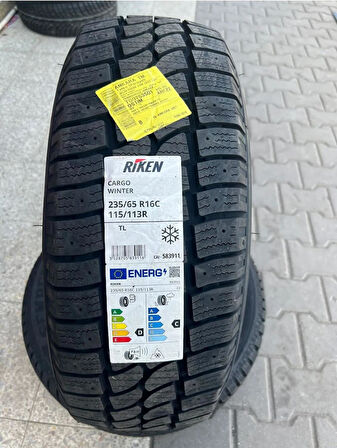 RİKEN 235/65R16C 115/113R 8PR CARGO WINTER 2024 ÜRETİM KIŞLIK LASTİK