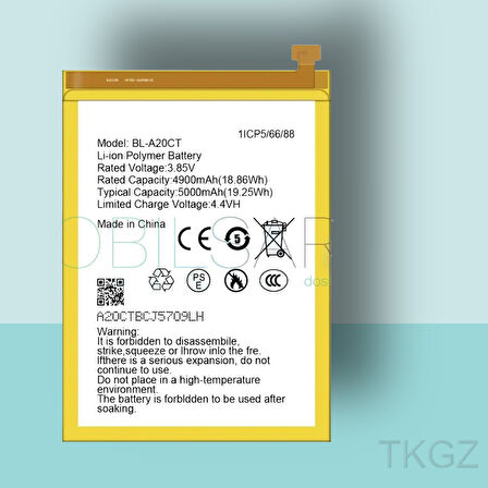 Tkgz - OMIX X400 - BL-A20CT - Batarya Pil Orijinal Sıfır