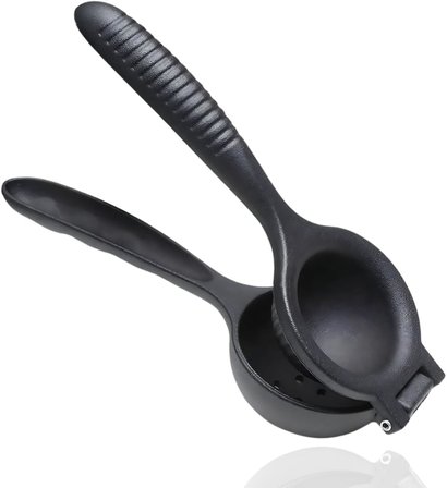 VIVALUXE Dayanıklı Döküm Paslanmaz Limon ve Portakal Sıkacağı, Ergonomik Kol, Universal Tasarım, Narenciye İçin Pratik Manuel Mutfak Sıkacağı!