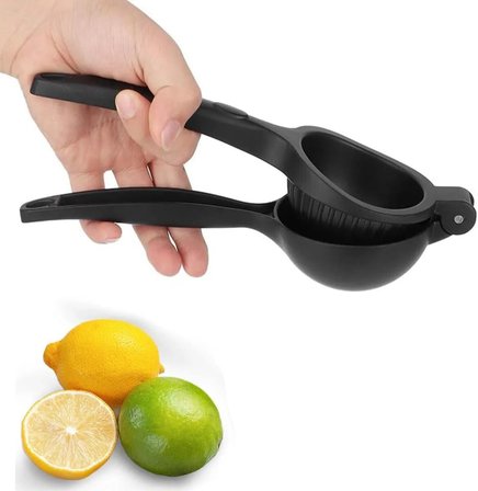 VIVALUXE Dayanıklı Döküm Paslanmaz Limon ve Portakal Sıkacağı, Ergonomik Kol, Universal Tasarım, Narenciye İçin Pratik Manuel Mutfak Sıkacağı!