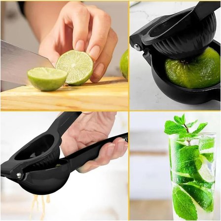 VIVALUXE Dayanıklı Döküm Paslanmaz Limon ve Portakal Sıkacağı, Ergonomik Kol, Universal Tasarım, Narenciye İçin Pratik Manuel Mutfak Sıkacağı!