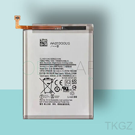 Tkgz - Samsung Galaxy M21 - M215 Batarya Pil Orijinal Sıfır
