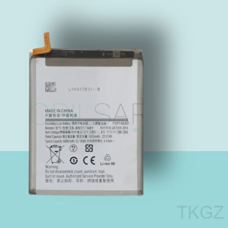 Tkgz - Samsung Galaxy M31S - M317 Batarya Pil Orijinal Sıfır