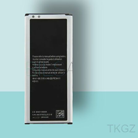 Tkgz - Samsung Galaxy NOTE 4 Batarya Pil Orijinal Sıfır