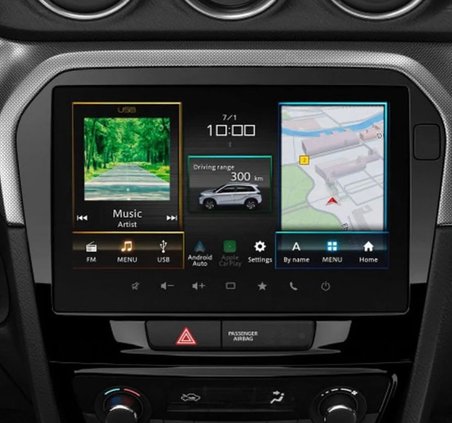 Suzuki Vitara Uyumlu Navigasyon 9H Nano Ekran Koruyucu 2025