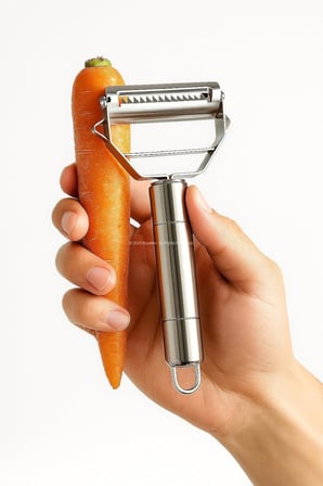 Paslanmaz Çelik Turbo Jülyen Soyucu Pratik Meyve Sebze Soyacağı Çok Fonksiyonlu Kesici ve Doğrayıcı Rende Spiral Dilimleyici Turbo Julienne Peeler Mutfak Gereçleri