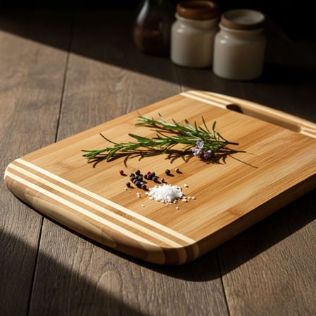 Bambu Kesme Tahtası Antibakteriel Yıkanabilir Doğrama Tahtası Dikdörtgen 34x24CM | Antibakteriyel ve Yıkanabilir Bambu Kesme Tahtası - Hijyenik ve Dayanıklı Doğrama İşleriniz için İdeal