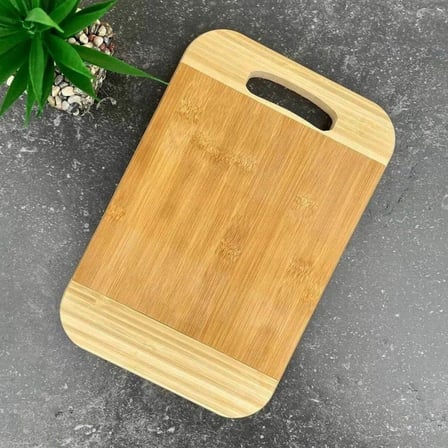 Bambu Kesme Tahtası Antibakteriel Yıkanabilir Doğrama Tahtası Dikdörtgen 34x24CM | Antibakteriyel ve Yıkanabilir Bambu Kesme Tahtası - Hijyenik ve Dayanıklı Doğrama İşleriniz için İdeal
